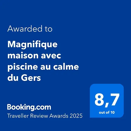 بيت للعطل Magnifique Maison Avec Piscine Au Calme Du Gers Pouydraguin