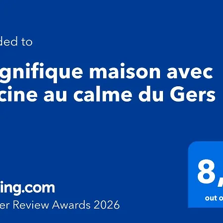 بيت للعطل Magnifique Maison Avec Piscine Au Calme Du Gers