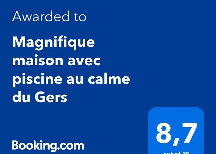 Ferienhaus Magnifique Maison Avec Piscine Au Calme Du Gers Pouydraguin